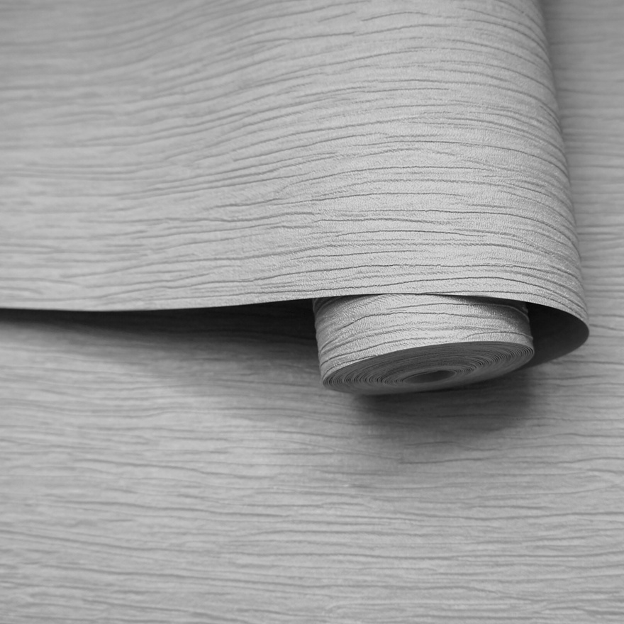 Loretta Texture Grey Holden Opus Luxury Vinyl Wallpaper Grey